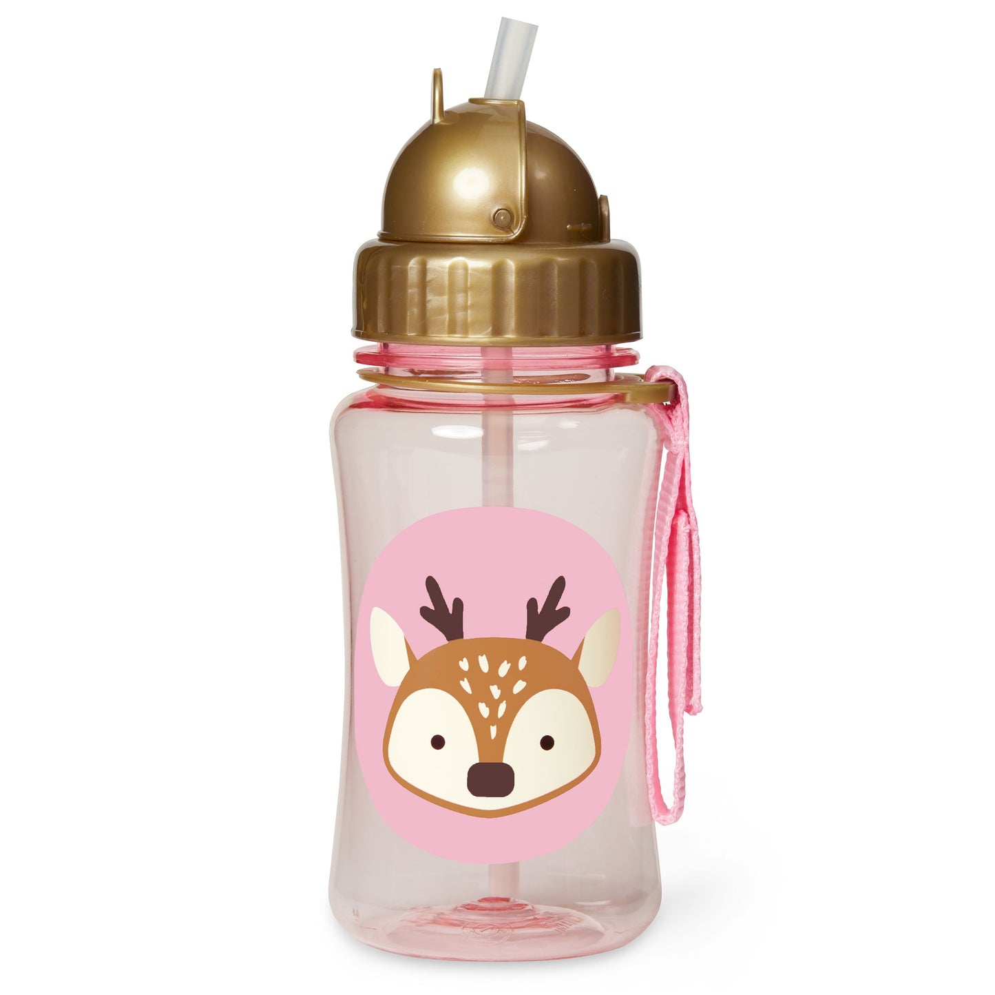 Skip Hop Drink Bottle - Deer Winter Straw Bottle