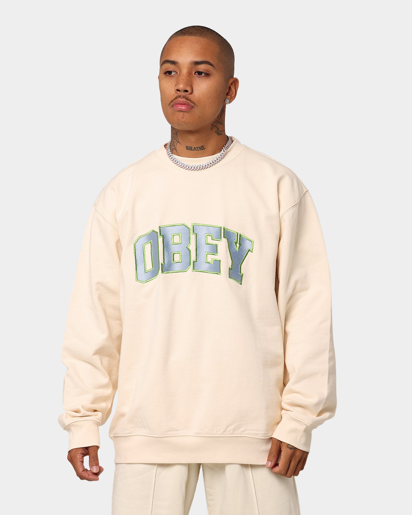 OBEY Sports III Crewneck Sago