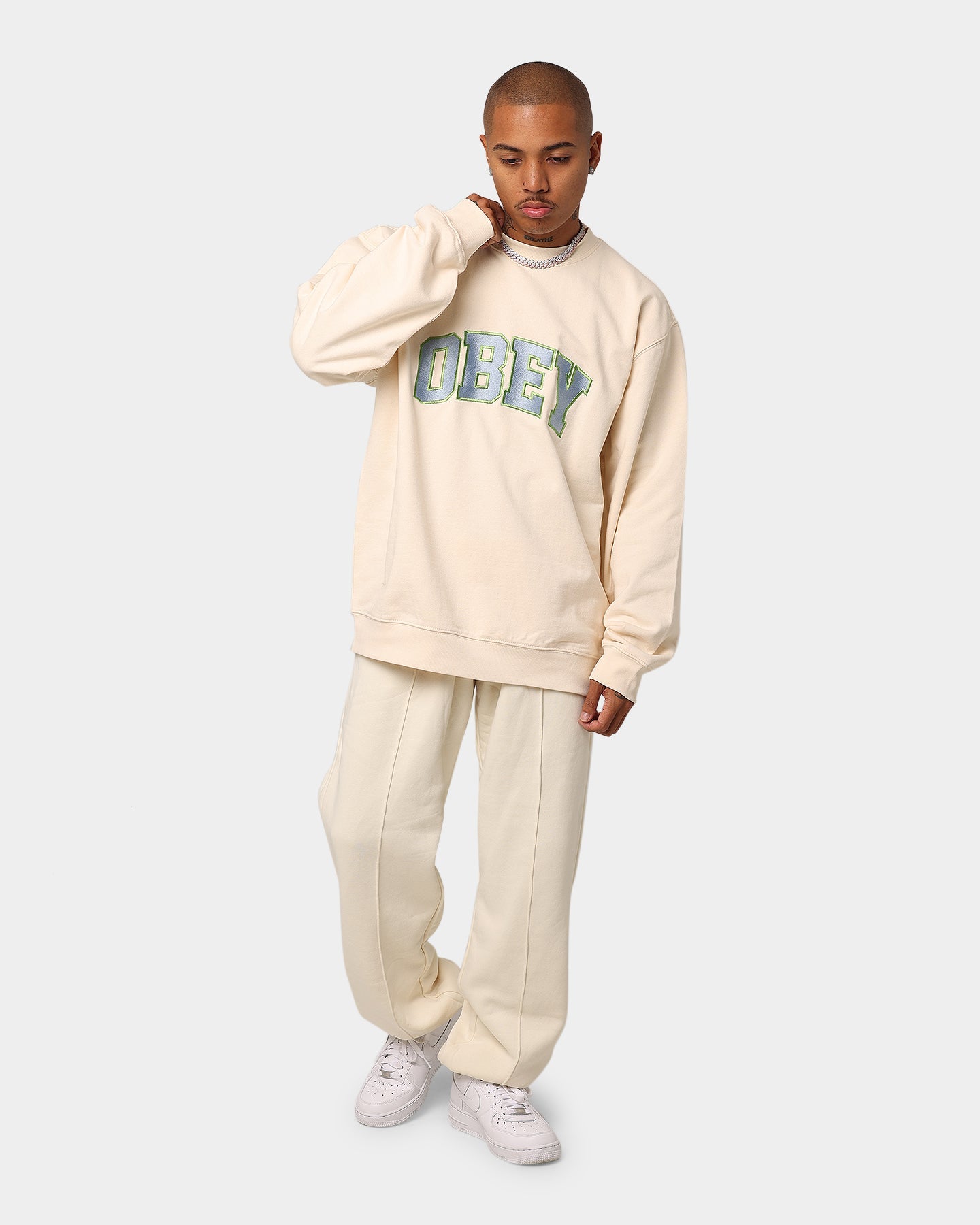 OBEY Sports III Crewneck Sago