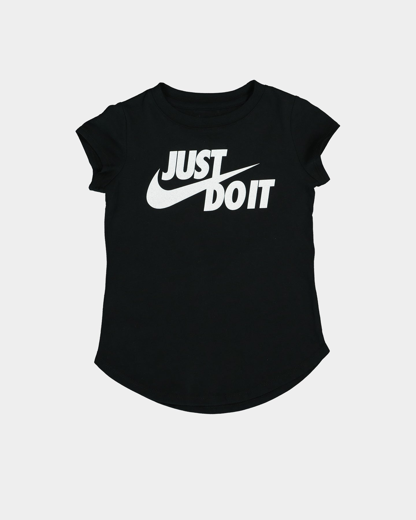 Nike Kids' Just Do It Swoosh Split T-Shirt Black