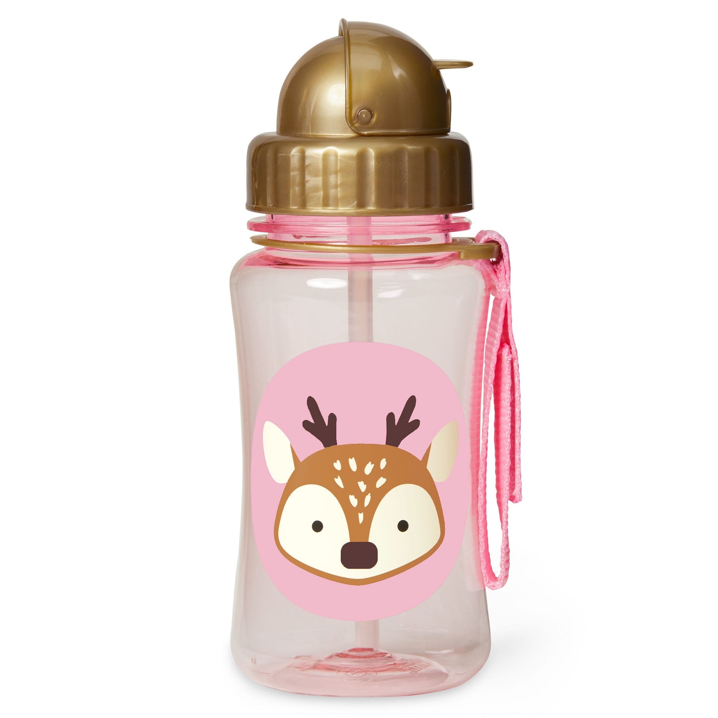 Skip Hop Drink Bottle - Deer Winter Straw Bottle