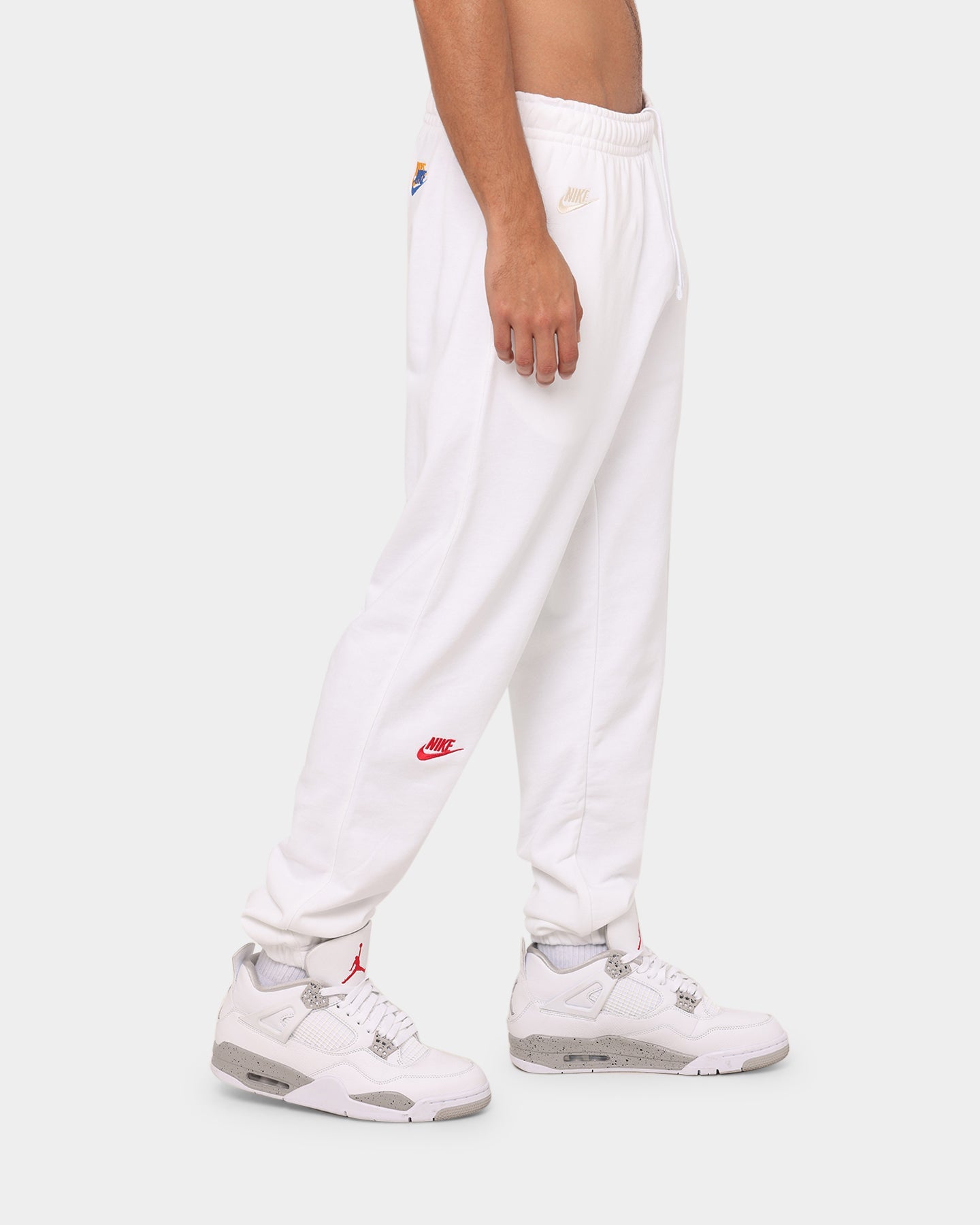 Nike Sportswear Essentials French Terry Sweat Pants White/White