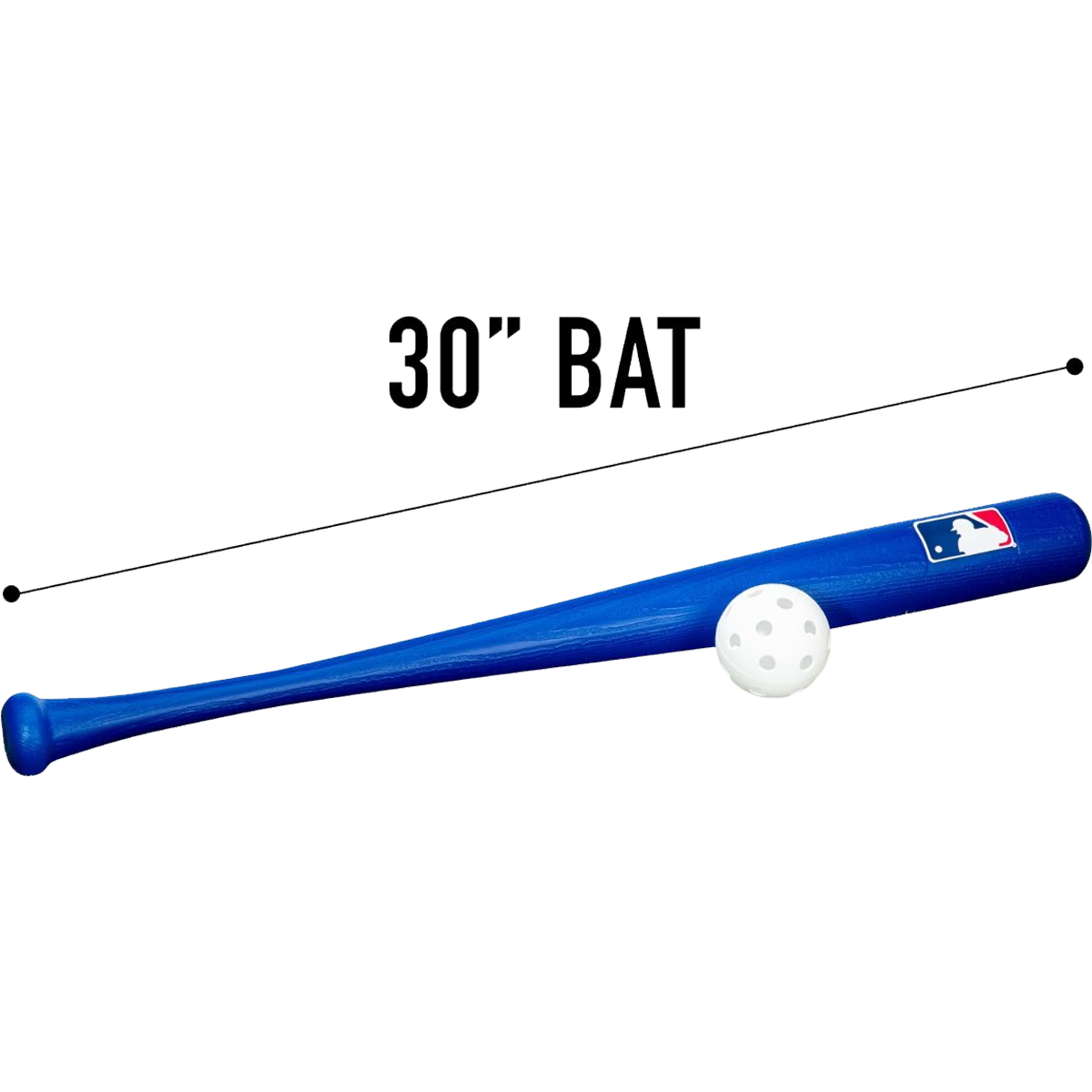 MLB 30" Kids Plastic Bat/Ball Set