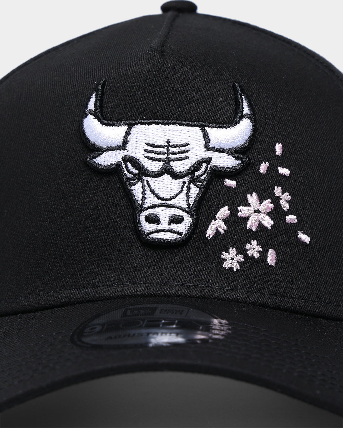 New Era Chicago Bulls Black Blossom 9FORTY A-Frame Snapback Black/Blossom