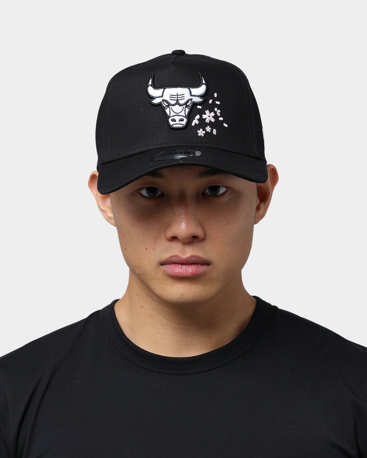 New Era Chicago Bulls Black Blossom 9FORTY A-Frame Snapback Black/Blossom