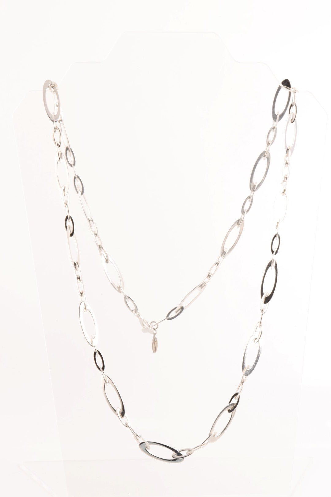 36.5" 925 Silver Oval Link Chain Necklace (40.11g.)