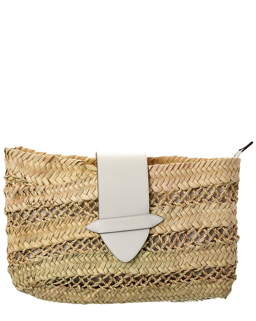 POOLSIDE The Cannes Straw Clutch