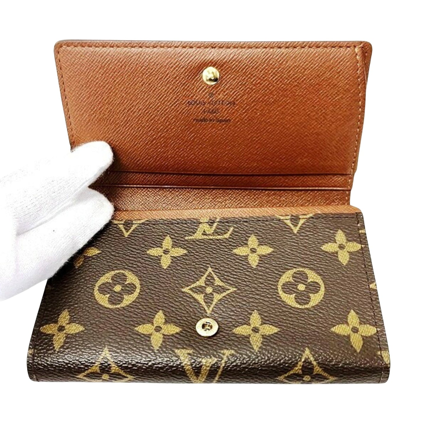 Louis Vuitton Trésor  Canvas Wallet  (Pre-Owned)