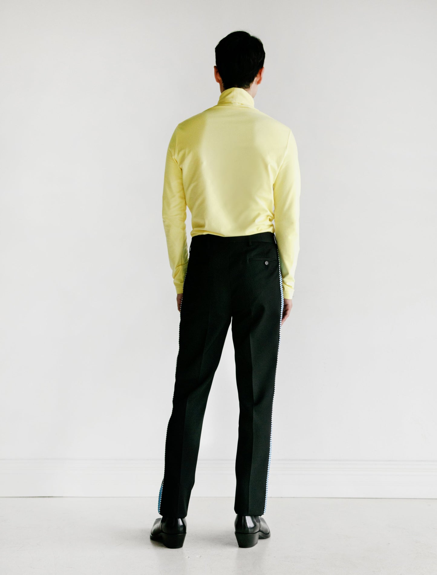 Uniform Pant with Side Stripe Azure