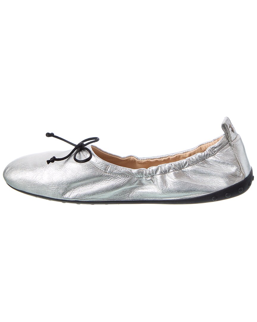 TOD’s Leather Ballerina Flat