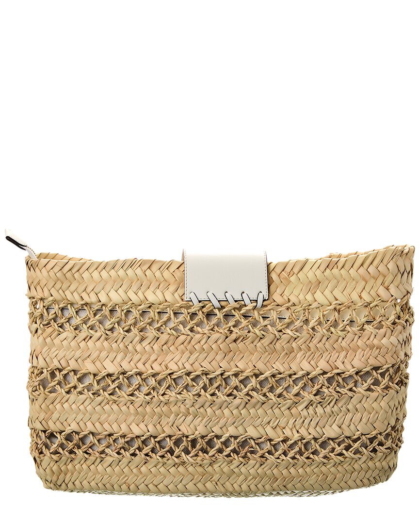 POOLSIDE The Cannes Straw Clutch