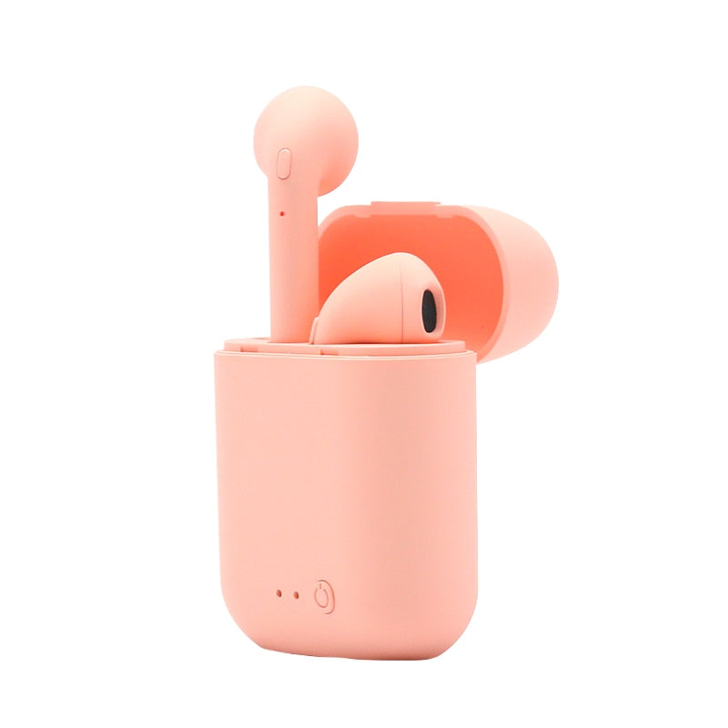 Mini-2 Tws Bluetooth 5.0 Headset Wireless Earphones With Mic Charging Box Mini Earbuds Sports Headphones For Smart Phone New i7s