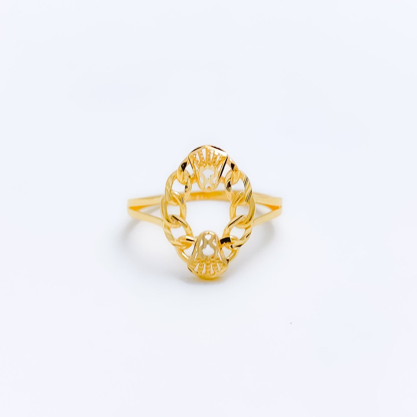 Lightweight Crown Accented Ring