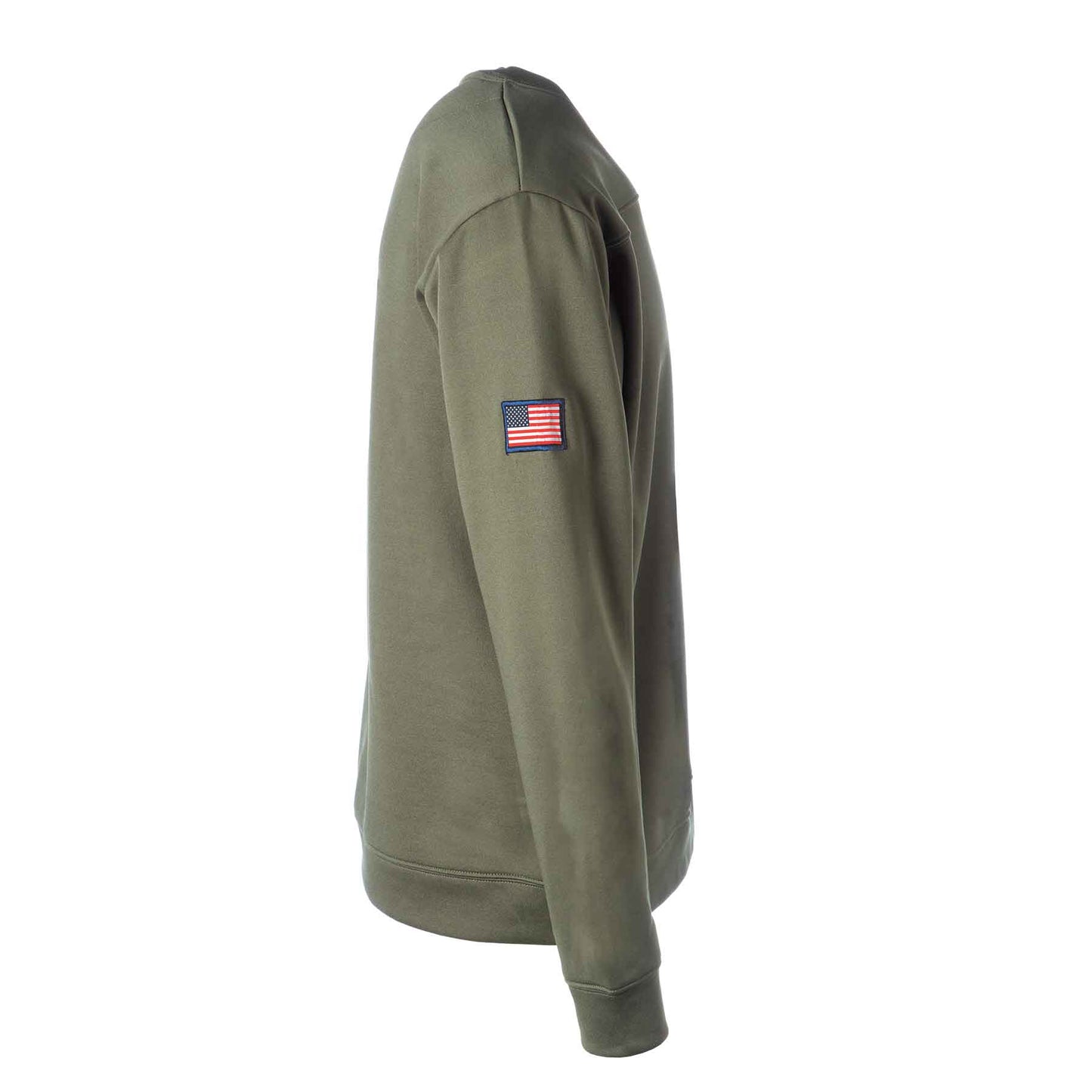 USMC Crew Neck Sweatshirt- OD Green