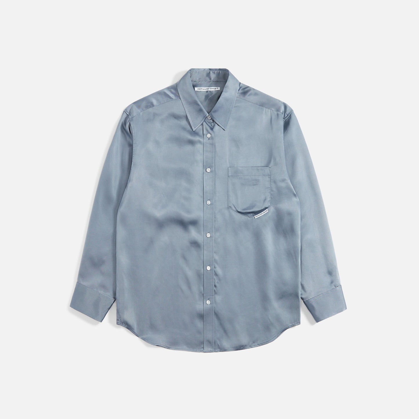 T by Alexander Wang Boyfriend Shirt - Oxford Blue / Black