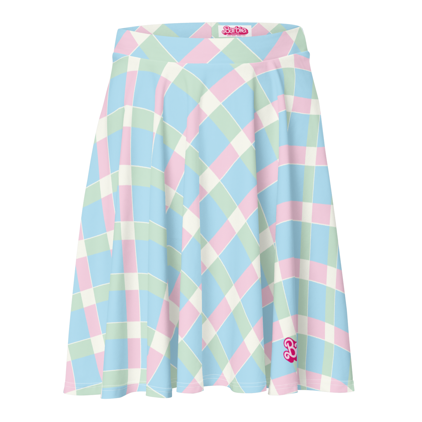 Printed Plaid Barbie Skirt - Barbie the Movie