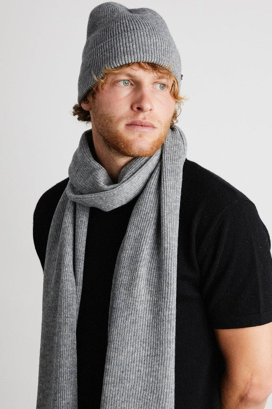 + Beryll Cashmere Beanie | Pebble Gray