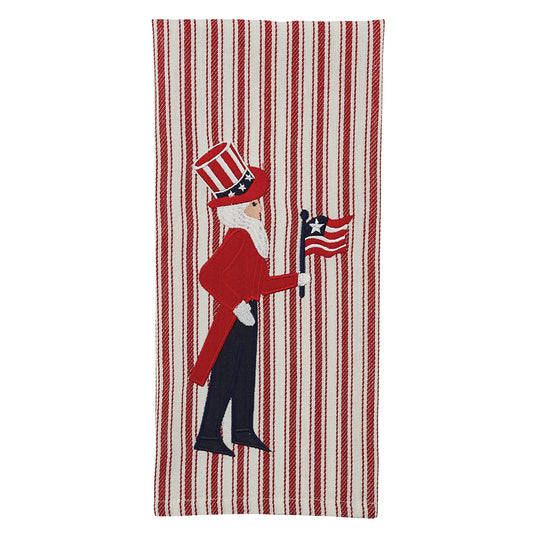 Uncle Sam Applique Dishtowel (set of 2)