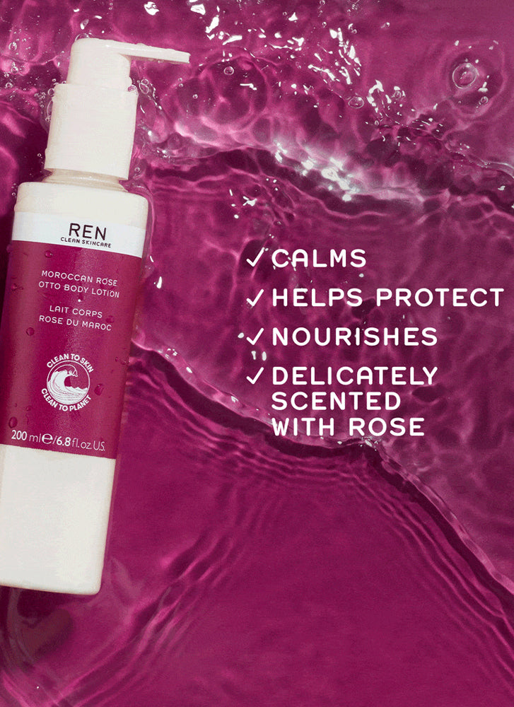 REN Clean Skincare Moroccan Rose Otto Body Lotion