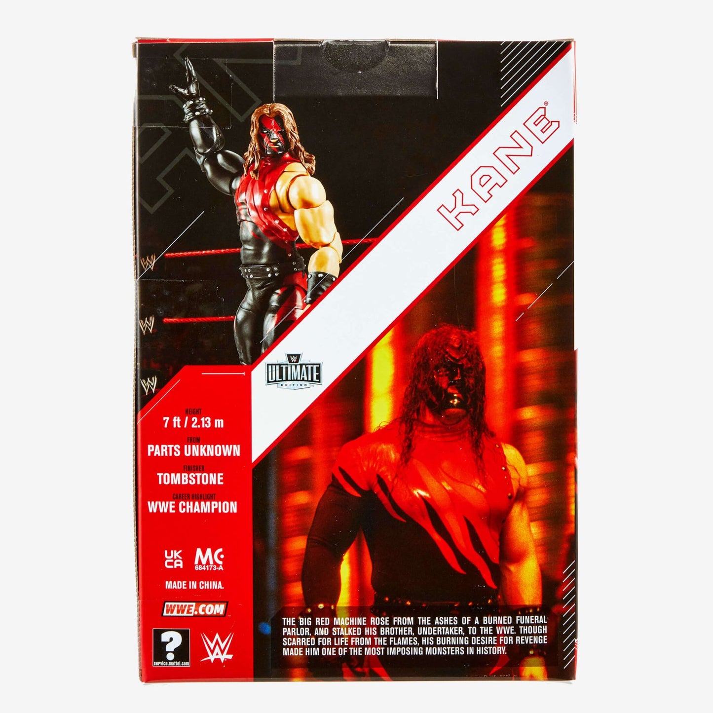 WWE Ultimate Edition Attitude Era Ring and Kane Figure