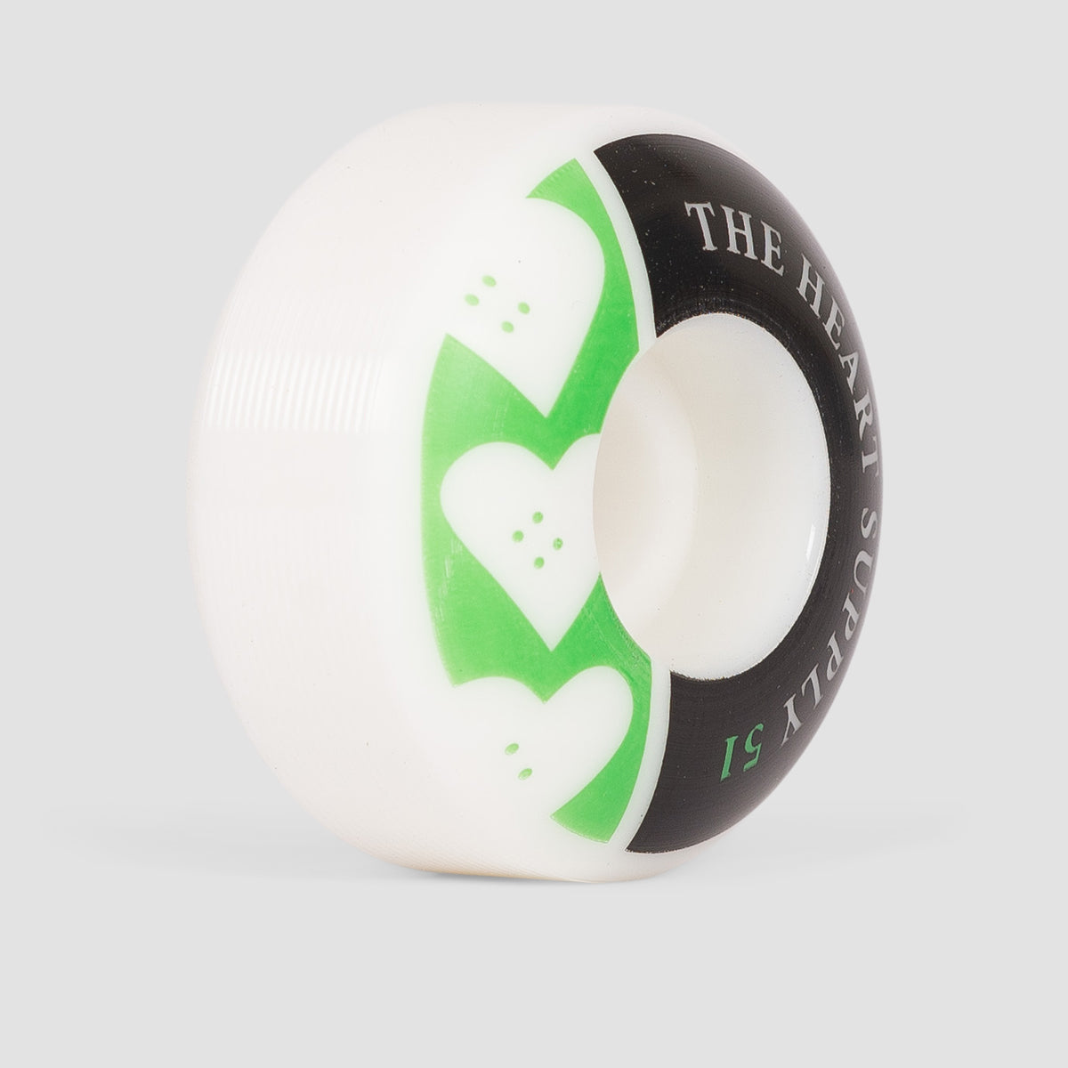 The Heart Supply Squad Skateboard Wheels Kelly Green 51mm