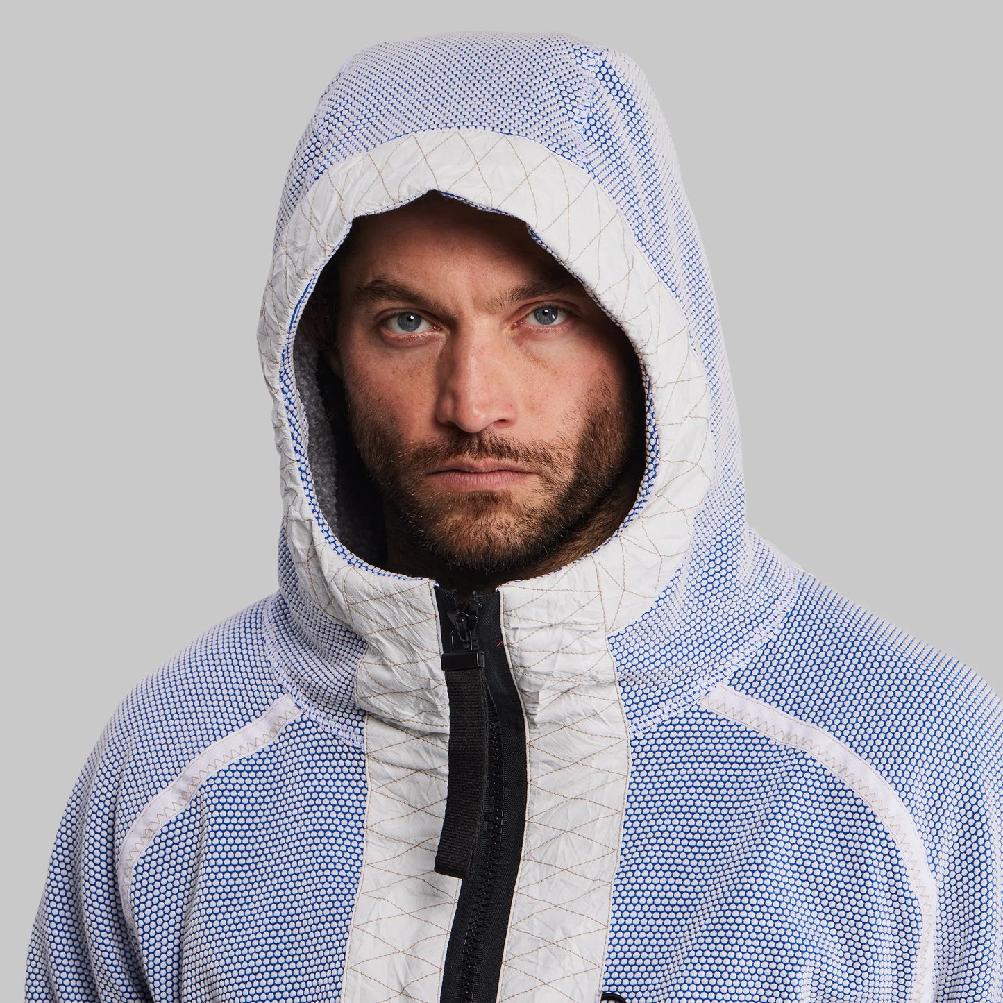 Titan Fleece Jacket. Blue and White edition