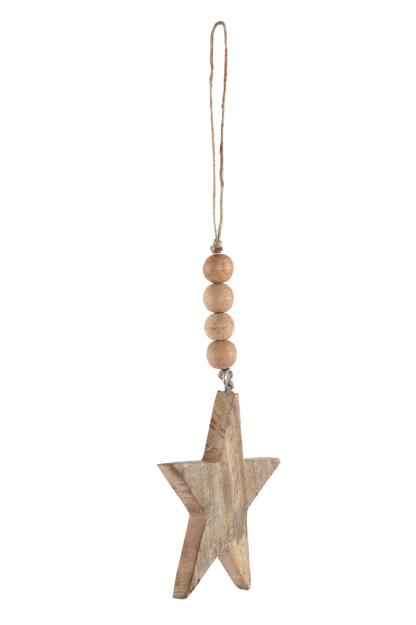 Wooden Star Ornament