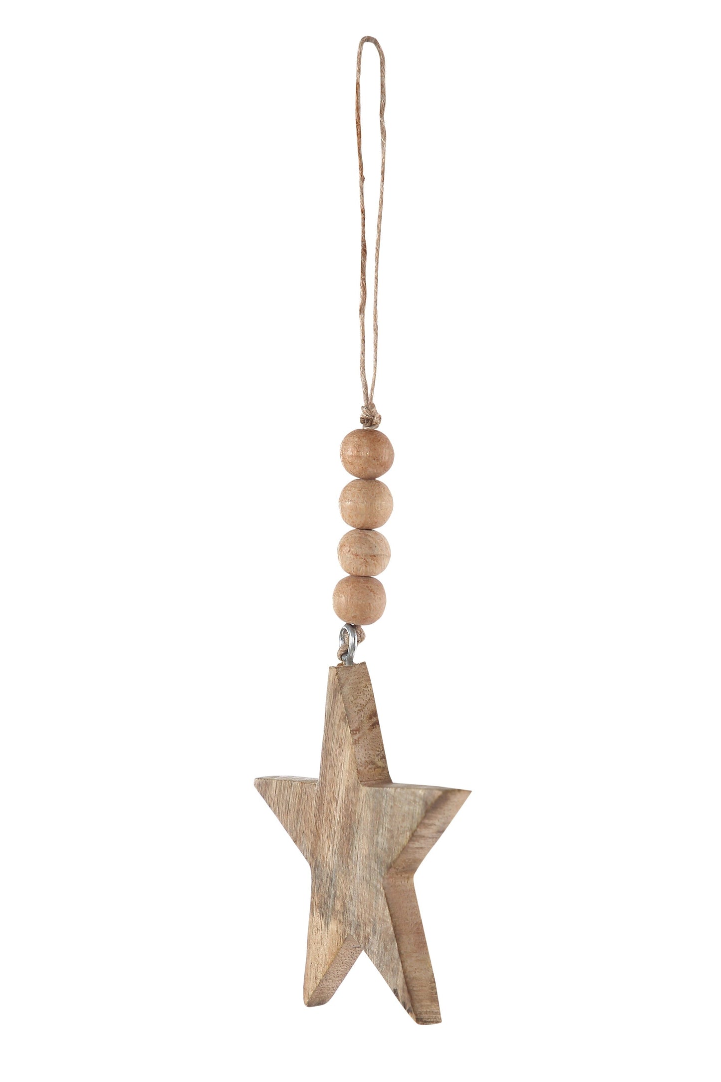 Wooden Star Ornament