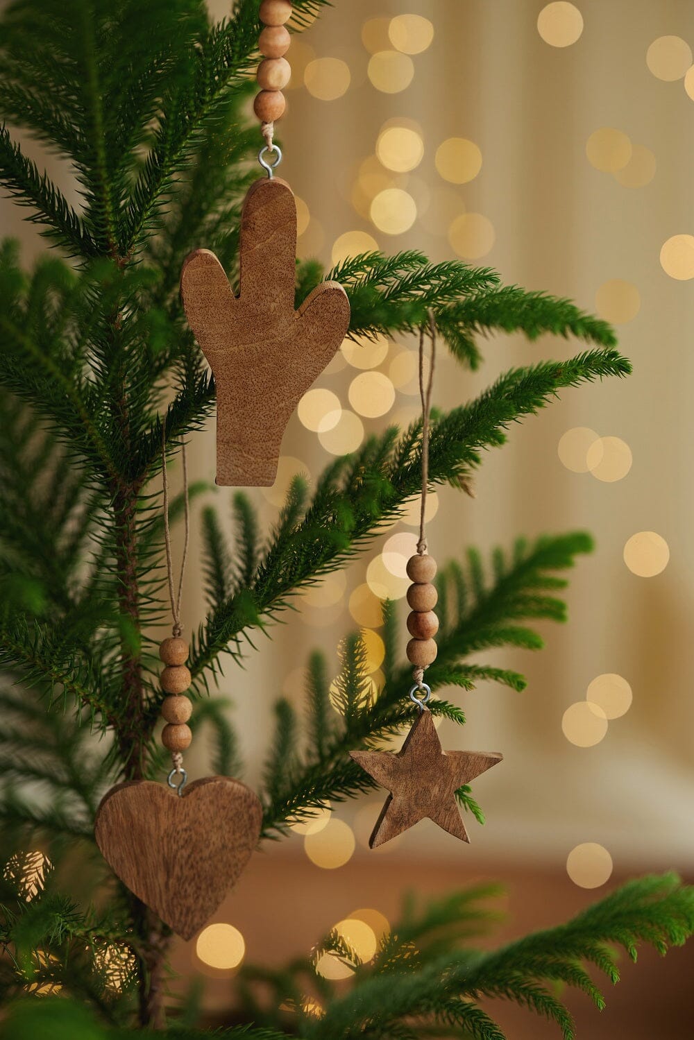 Wooden Star Ornament