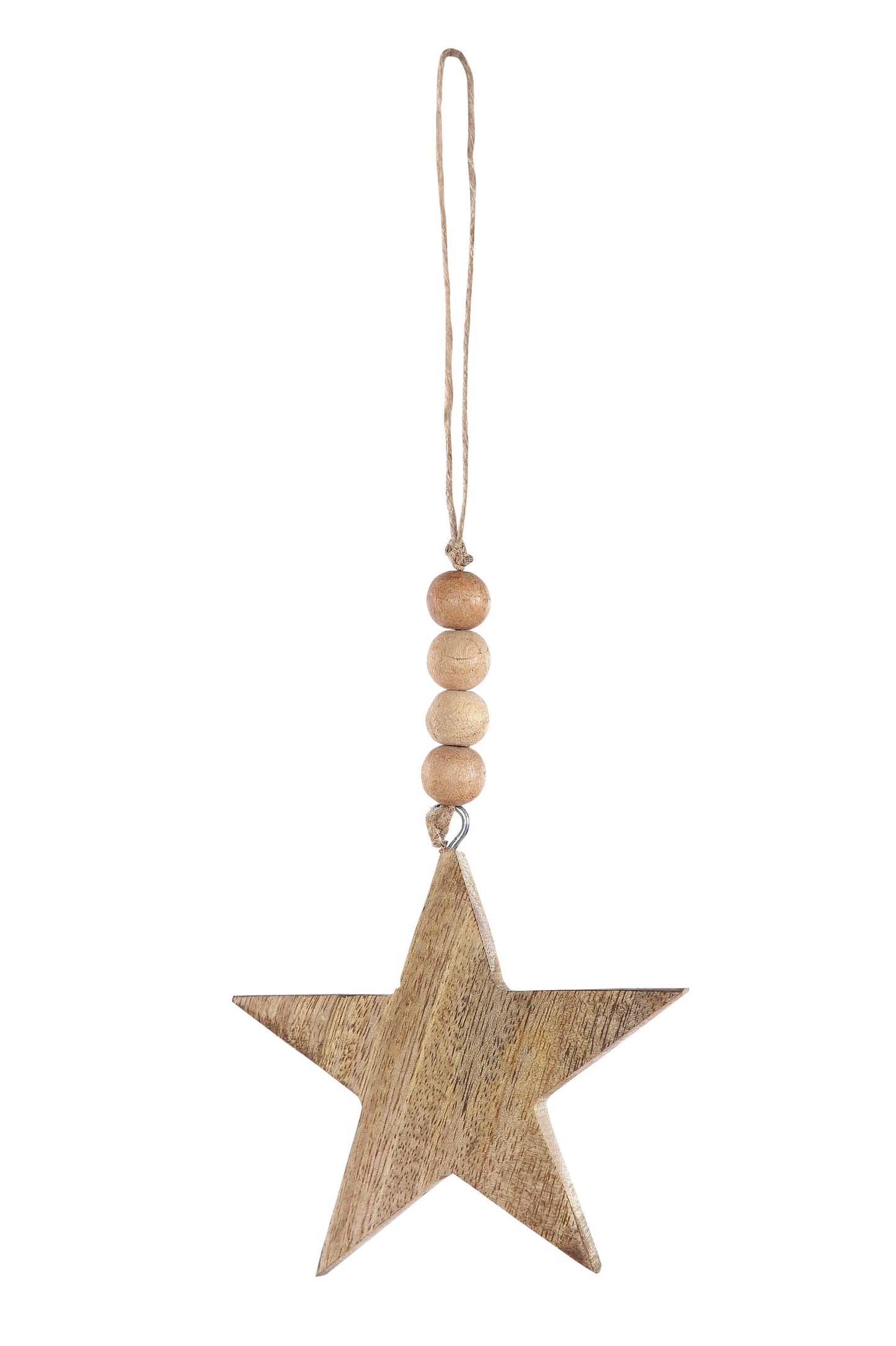 Wooden Star Ornament